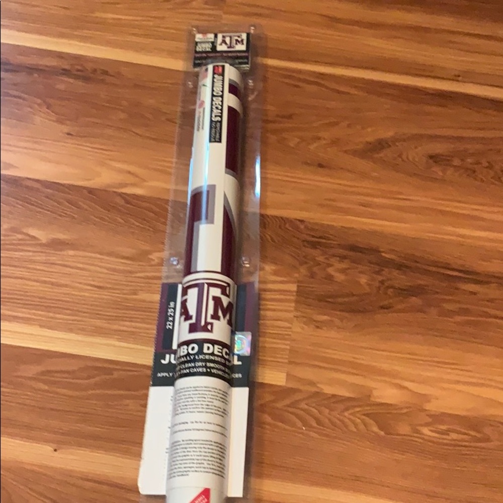 Texas A&M jumbo decal